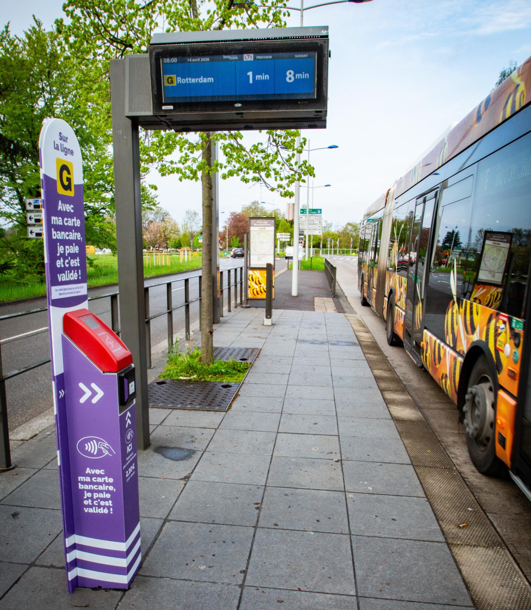 Open Payment sur la ligne de bus G