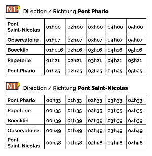 Image horaires N1 Image horaires N1