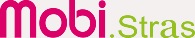 Mobistras Logo rose et vert_fond site