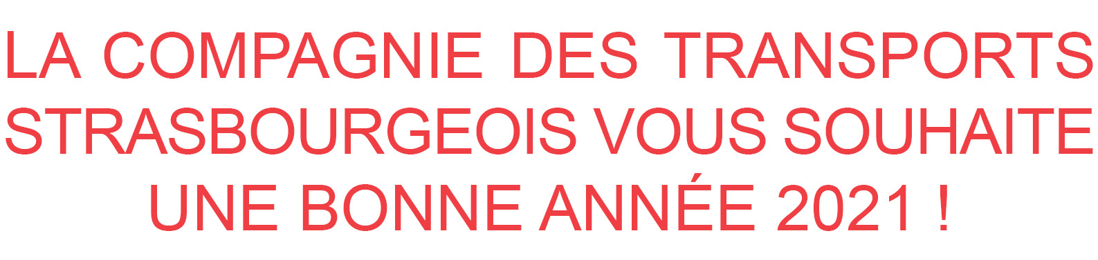 Bonne année 2021 !